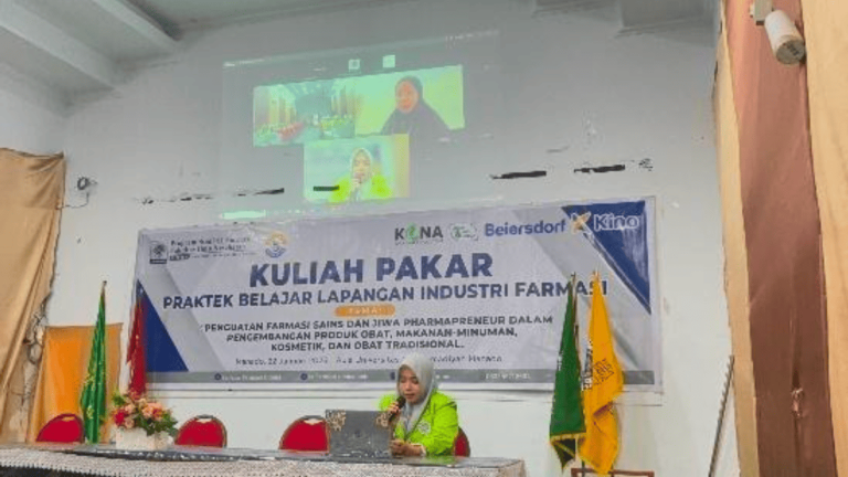 Kuliah Tamu PBL : Pedalaman Farmasi Sains Pada Industri Kosmetik dan Peluang Pharmapreneurship